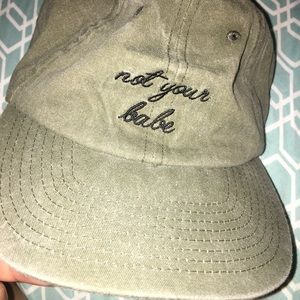 Brandy Melville “not your babe” hat